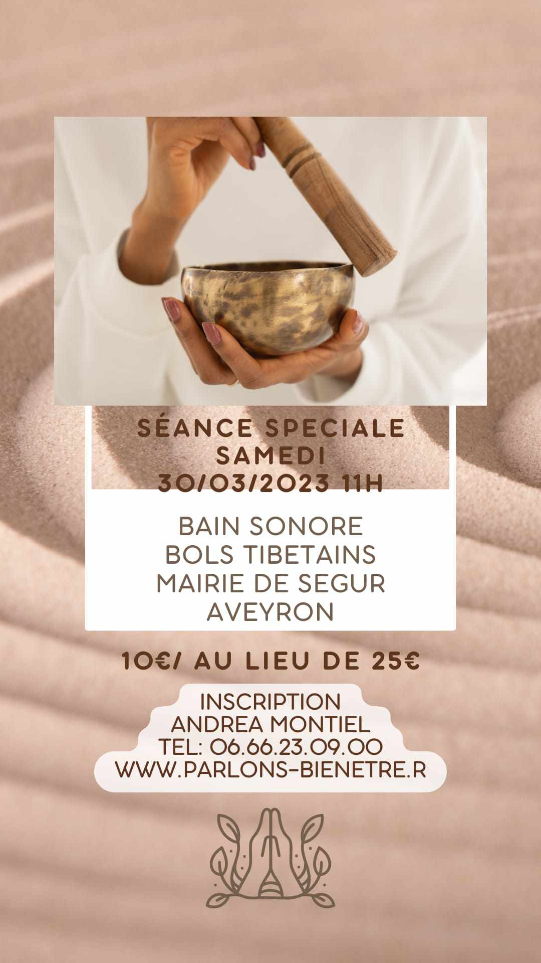 Lire la suite à propos de l’article Samedi 30 mars à 11h à Ségur: Séance spéciale de Yoga