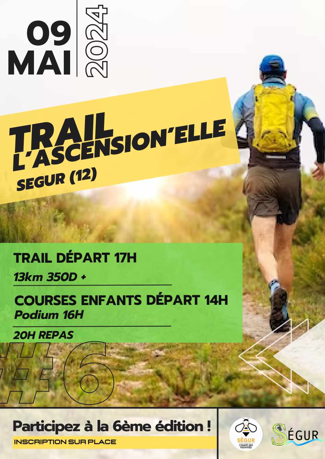 Lire la suite à propos de l’article TRAIL DE L’ASCENSION’ELLE : JEUDI 9MAI 2024 🏃‍♀️🏃🏃‍♂️